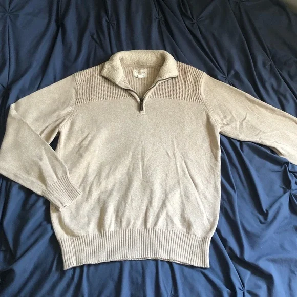Tan Quarter Zip - Picture 2 of 4